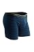 ExOfficio Men's Sol Cool Print Boxer Brief, Navy/Graphic Stripe, Large