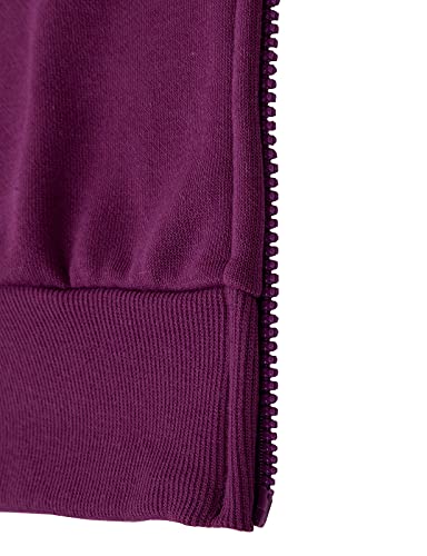 Image of GIVON Womens Casual Zip Up Hoodie Cotton Blend Soft Fabric Basic Layering Hooded Jacket with Kangaroo Pocket