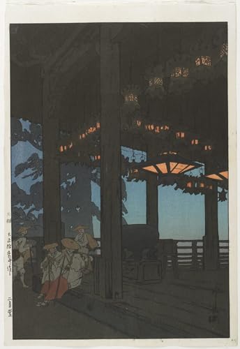 Hiroshi Yoshida tableau haut de gamme 60x90cm pour une décoration murale élégante