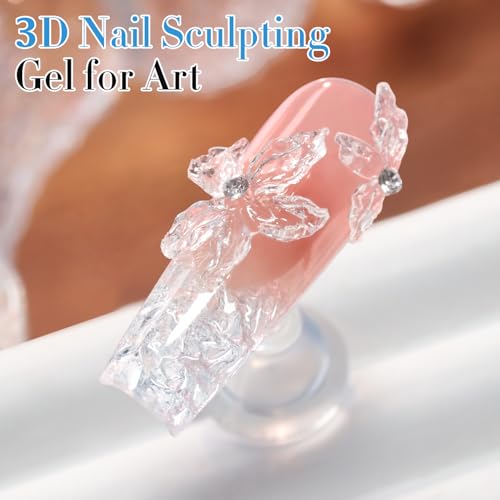 Gel Esculpidor 3D Clear para Uñas 60g miniatura 5