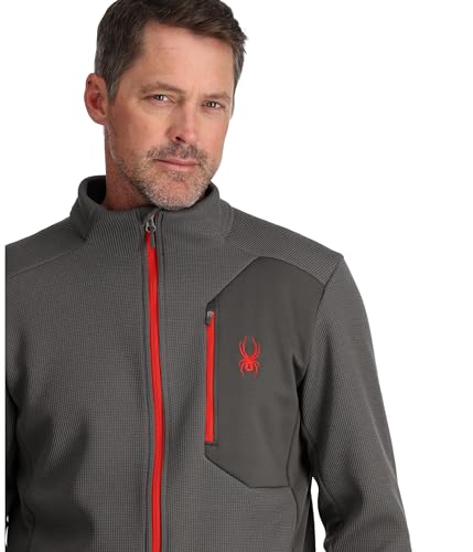 Image of Spyder Men's Bandit Hybrid Full Zip Mid Layer Jacket
