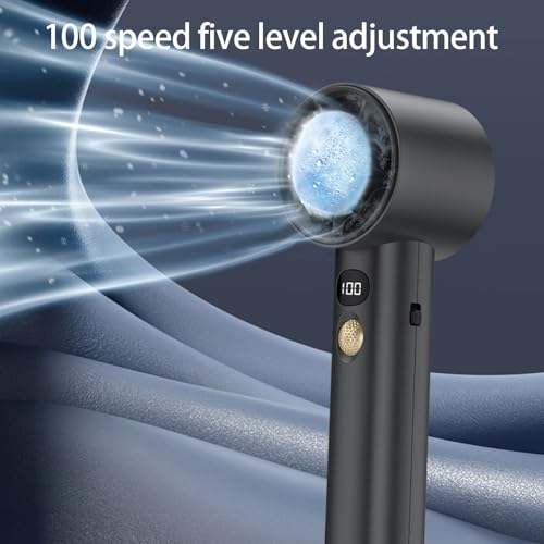 Ventilador pequeño portátil recargable USB con motor sin escobillas eficiente 6