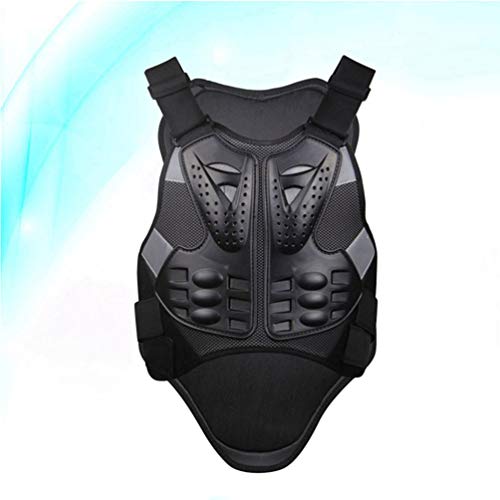 Vosarea Cycling Skiing Riding Skateboarding Chest Back Spine Protector Vest Anti Fall Gear Motorcycle Jacket Motocross Body Guard Vest Xl #TOP5