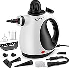 KOITAT, Nettoyeur vapeur portable avec 10 accessoires - Nettoyeur vapeur pour meubles rembourrés - Avec verrouillage de sécurité - Pour la maison, la voiture