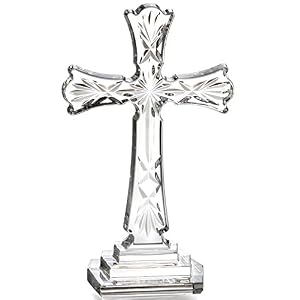 Waterford Crystal Standing Cross, 8" Waterford Crystal Standing Cross 8