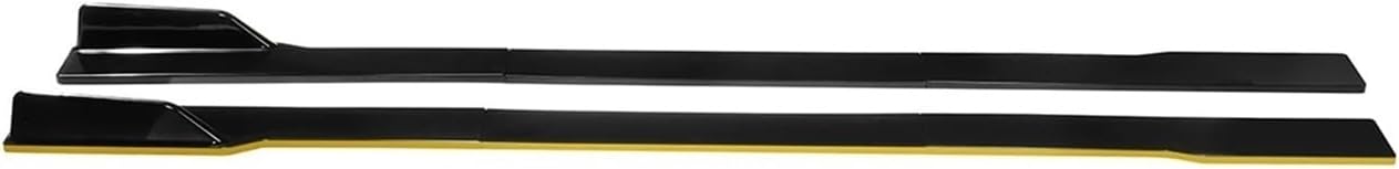 2.2m 車用サイドスカートエクステンション ユニバーサルリップスプリッター リップ ベンツ W205 W204 W203 W211