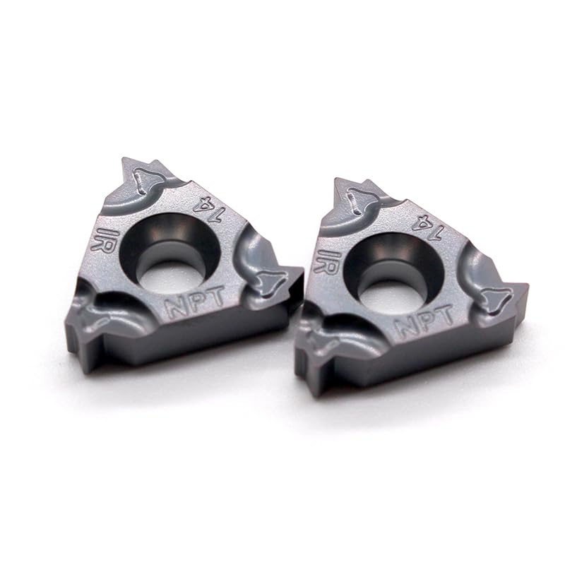Tool Part for 11IR 16IR 27NPT 18NPT 14NPT 11.5NPT 8NPT 60 Angle Thread Turning Tools Tungsten Insert Threading Lathe - (Angle: 50PCS / Shank Diameter: 16IRM 14NPT)