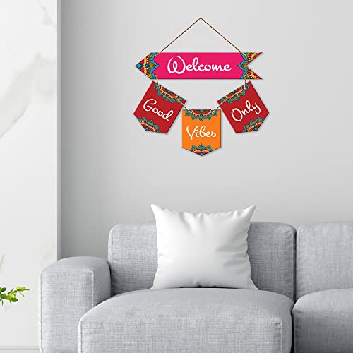 Image of Artvibes Wall Hanging Home Decorative Wall Art for Living room | Bedroom | Gifts | Wall Hanger for Decoration | Modern Decor | Artwork | Wall Sculpture | Signs & PlaquesArt Print (WH 6417NR)