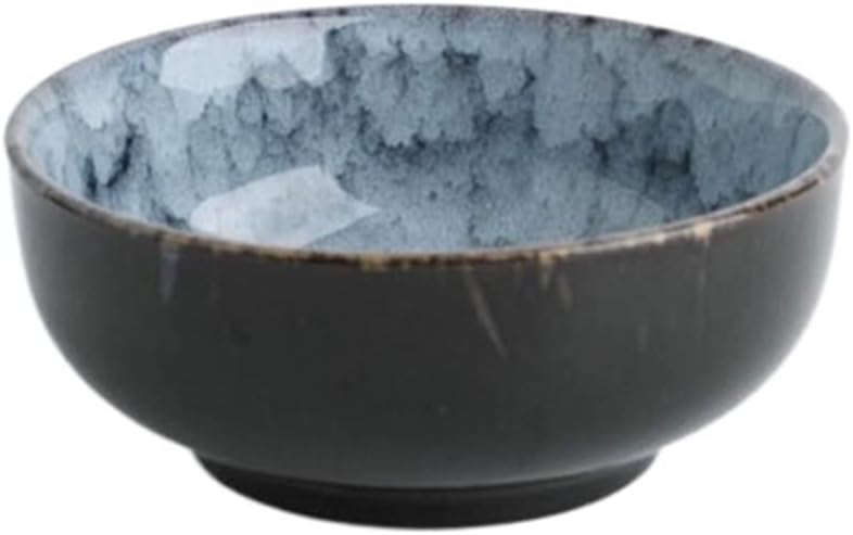 Bowls for Kitchen Rice Bowl, Ceramic Square Bowl, Creative Eating Porcelain Bowl (Color : D) (E)