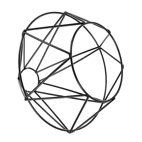 Image of Hollow Out Iron Wire Lamp Shade Decorative Mesh Ceiling Light Shade for Pendant Lamps Vintage Style Home Decor Ideal for Living Room Bedroom Dining Area