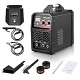 Maquina de Soldar,Aomdom ARC/MIG/TIG 3 In 1 Grupo de Soldar Soldadora Inverter Profesional 200a MMA IGBT Soldador De Arco 220 V Digital LCD Soldador Electrodo Portatil Grupo De Soldar