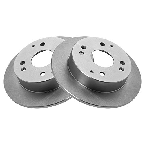 Image of TRQ Rear Brake Pad and Rotor Set Semi Metallic