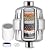 Aquatrend 15 Stage Shower Water Filter, Shower Filter head for Hard Water, Vitamin C Water Softener to Remove Chlorine and Fluoride, Improves the Condition of Your Skin, Hair and Nails - Chrome