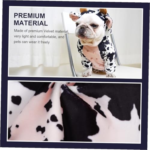 Disfraz de vaca para perro talla M miniatura 6