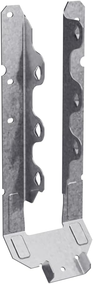 Simpson Strong-Tie LRU21OZ - LRUZ Face-Mount Rafter Hanger - Adjustable Slope Wood Construction Connectors, 18-Gauge Steel, for 2x10 Solid Sawn Rafters (Each)