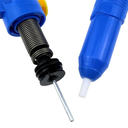 Image of Lovelysp Desoldering Pump 13 Inch Sucking Vacuum Desoldering Pump Sucking Vacuum Tin Sucker Solder Sucker Hand Tool （Blue）1PCS