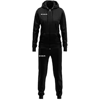 Tuta GIVOVA Star New LFB26 Per Donna - Felpa Con Cappuccio, Comoda E Sportiva, Disponibile In Nero/fuxia - Foto 14