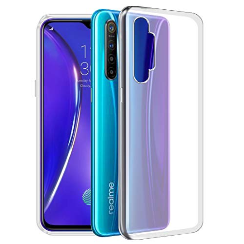 Image of Fashionury Crystal Clear Case for Realme XT | Yellowing Resistance | Transparent TPU Silicone | Raised Camera Lips | Slim Transparent Cover