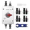 32A DC 1200V PV Solar Disconnect Switch, IP66 Waterproof & Lightning Protection & Anti-UV Solar Circuit Isolator Box for Solar Panels (International Standard: IEC60947-3)