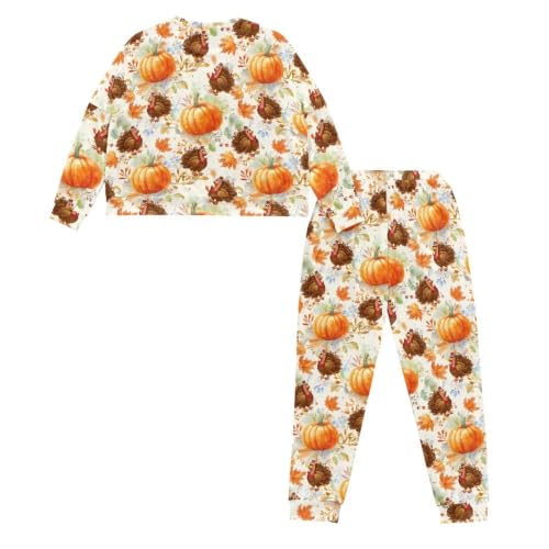 Image of Womens Lounge Set Long Sleeve Soft Pajama Sets