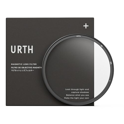 Urth Filtro magnético 49mm Ethereal Black Mist ¼ (Plus+) – Efecto cinematográfico, partículas difusoras de luz con Recubrimiento Nano de 20 Capas