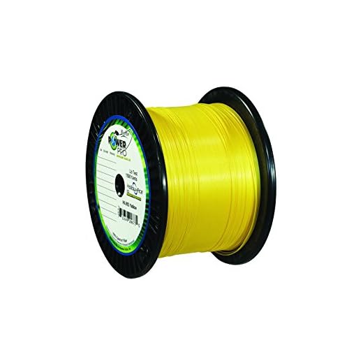 PowerPro 21100151500Y Spectra Braided Fishing Line 15Lb 1500 Yd