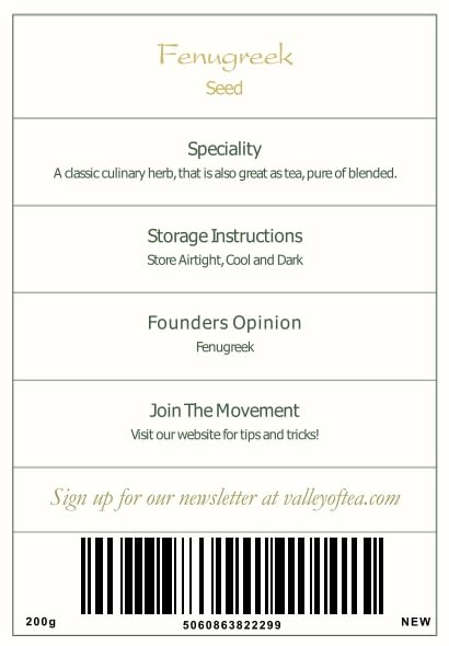 Miniatura 9 de Semillas de fenogreco de calidad orgánica - Grado culinario - Trigonella real Foenum-graecum - Fenegreek Fenogreek Semillas orgánicas de fenogreco