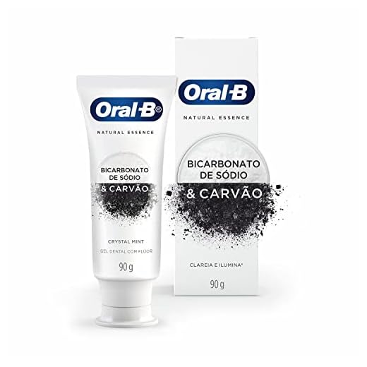 Oral-B Creme Dental Natural Essence Bicarbonato De Sódio E Carvão 90G