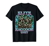Photo Gallery divertente meme elite raccoon unit squad bootleg forze speciali maglietta Photo Gallery divertente meme elite raccoon unit squad bootleg forze speciali maglietta