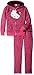 Hello Kitty Little Girls' Toddler Fleece Active Set with Sequin Applique, Pink, 2T