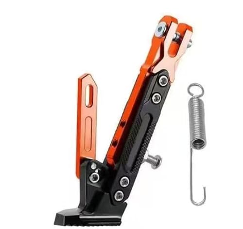 XJQHK Motorrad Seitenhalterung für Suzuki RM Z 250 2005-2018 2019 2020 2021 2022 2023 2024 2025 2026, Metall rutschfeste Verstellbare Parkbein Ständer, Motorrad Änderung Kickstand Zubehör,H