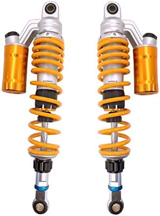 Extension Damping 380MM 7MM Spring Motorcycle Shock Absorber Rear Suspension MTB Motocross BWS 125 Dirt Bike Go Kart Quad ATV Nmax Xmax Aerox