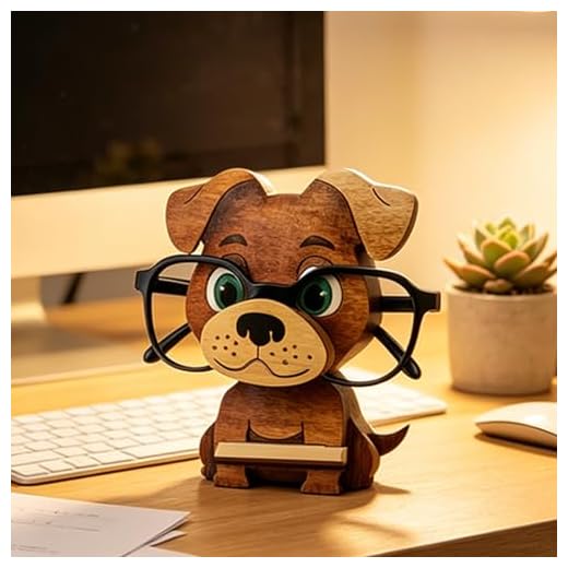 Cute Animal Glasses Holder, Desktop Eyeglass Storage Rack Display Stand, Creative Home Office Desk Decoration Gift