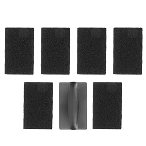 HANABASS 1 set huishoudelijk grill rack spons handvat scrub spons grill rack oil remover