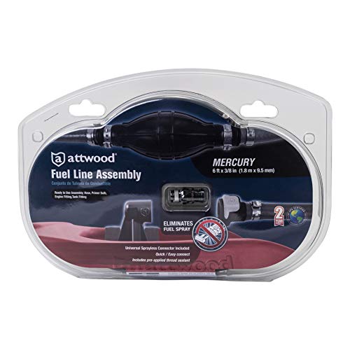 Image of Attwood Mercury Fuel Kit 6-Feet x 3 /8-Inch