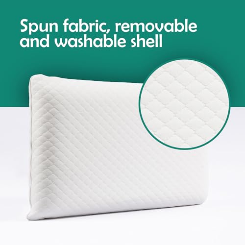 Image of MYTRIDENT Classic Memory Comfort Pillow for Bed, 220 GSM, Memory Pillow, 36 CM X 58 CM-White