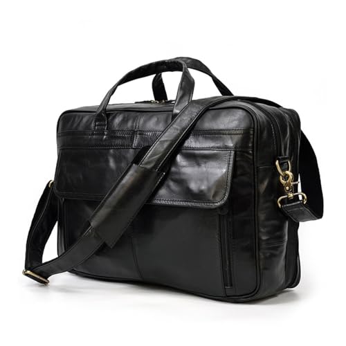 Sac à main pour ordinateur portable 15.6 pouces en cuir vintage idéal pour vos voyages