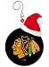Chicago Blackhawks Mini Puck Christmas Ornament