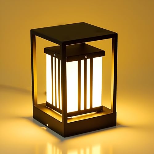 Image of BrighLyt Outdoor Gate Light Waterproof & Garden Gate Lamp - Pillar Light for Main Entrance, Balcony & Pathway (GL08, Pack of 1)