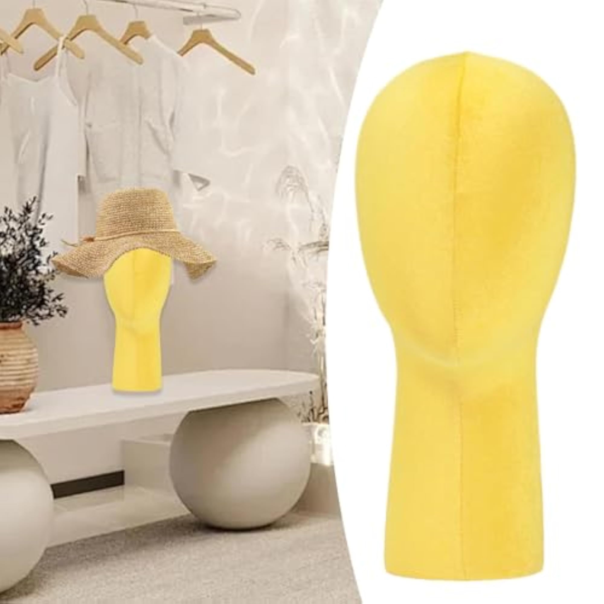 Wig Display Head Manikin for Beauty Salon