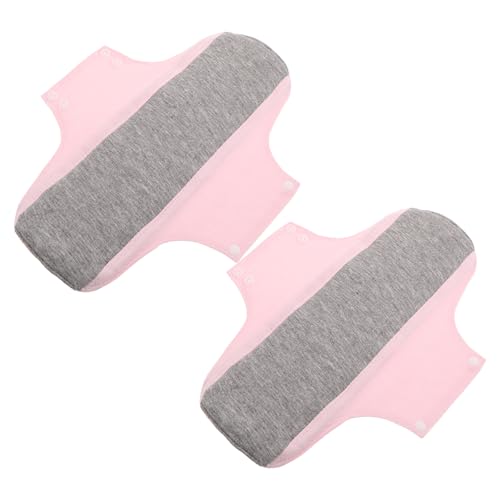SEWOART Compresas Postparto Reutilizables de Algodón Ultrafinas, 2 Piezas (22x28 Cm), Toallas Sanitarias Lavables a Máquina, Absorbentes Prueba de Fugas para Cuidado Femenino y