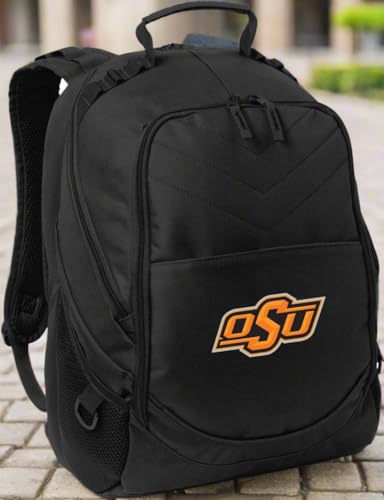 Oklahoma State University Backpack OSU Cowboys Laptop Computer Bag (Black)2