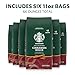 Starbucks Ground Coffee, Flavored Hot or Iced Coffee, Cinnamon Dolce, Six 11 oz Bags​