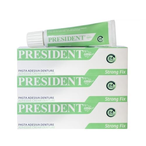 President Kit 3 Pezzi Pasta Adesiva Denture 3x20g