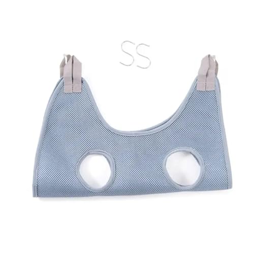 pureza Pet Grooming Hammock for Cats and Dogs - Nail Care and Beauty Support for Small Pets(Gray,S 2.5-5kg)