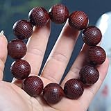 Pulsera Feng Shui Pulsera de riqueza de madera Pulsera con dijes de sutra en forma de corazón Pulsera de cristal Reiki Amuleto de chakra espiritual Pulsera de la suerte para protegerse del mal Mujer