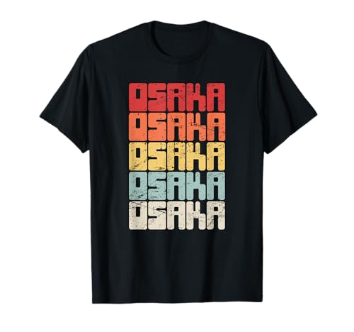 Retro Vintage - Ciudad Japonesa de Osaka Camiseta