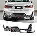 NeespoC Rear Diffuser with LED Light Fit for BMW 3 Series G20 LCI 2023 2024 2025 330i/ 330e/ M340i (M Sport Only), Rear Bumper Lower Lip Splitter Exterior Accessories (Gloss Black)