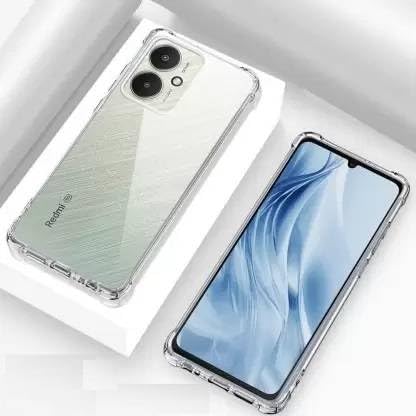 Image of Compatible with Poco M6 Plus Case Back Cover | Non-Yellowing | Transparent | TPU | Thin Rubber Lightweight | Protective Phone case for Poco M6 Plus