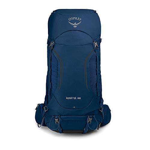 Osprey Kestrel 38L Men\'s Backpacking Backpack, Loch Blue, S/M